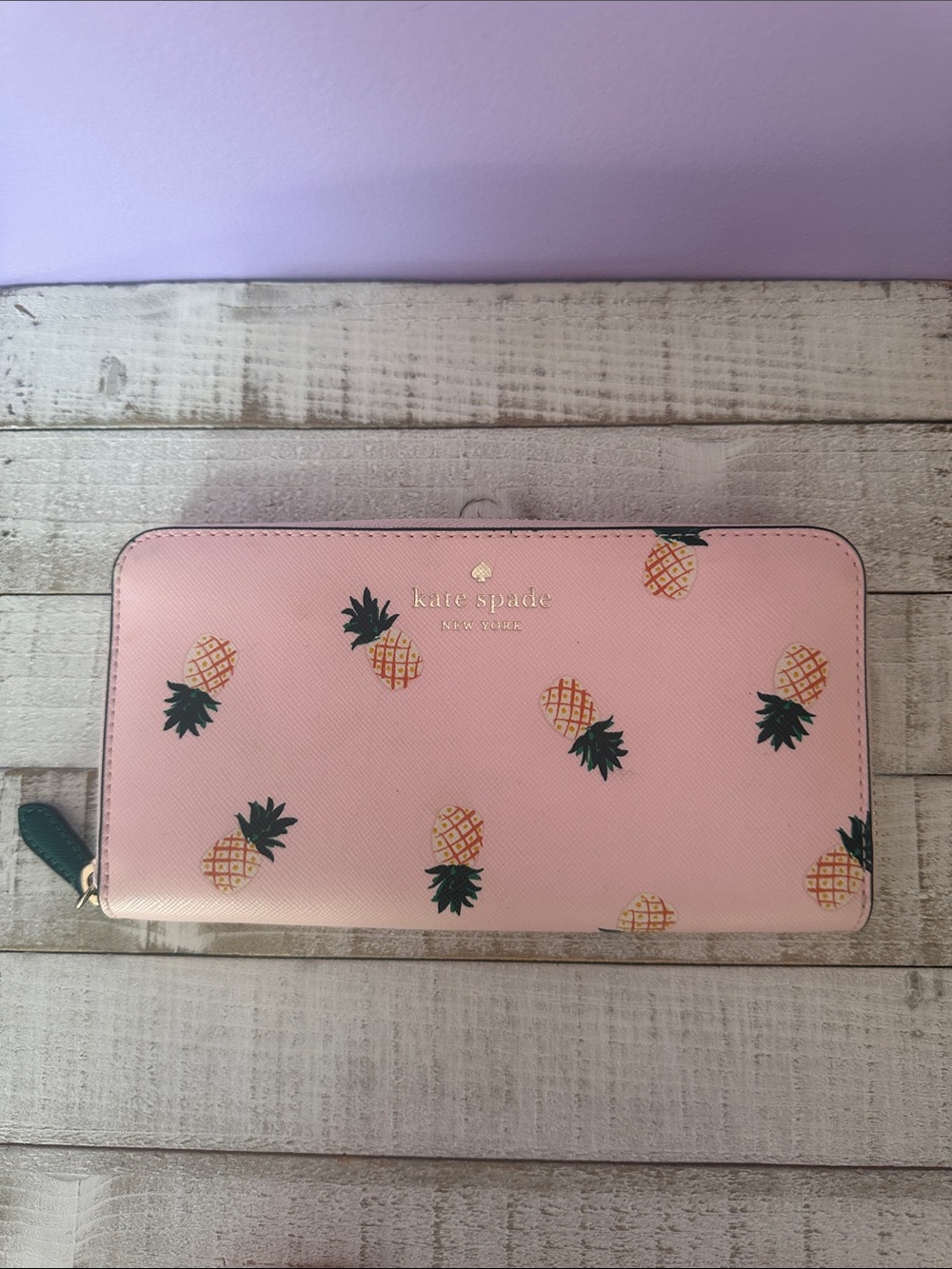 Kate spade pineapple wallet